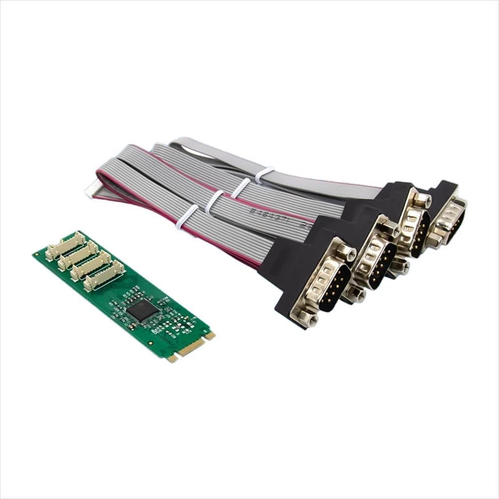 CONVERTOR M.2 TO COM X4, TXB179, Chipset: ASIX/AX99100, LP 35265