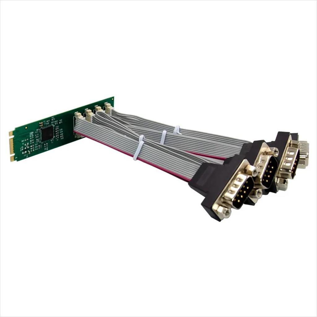 CONVERTOR M.2 TO COM X4, TXB179, Chipset: ASIX/AX99100, LP 35265