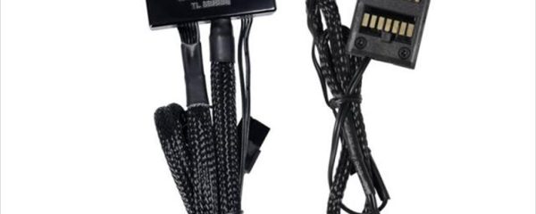 FAN CONTROLLER LIAN LI , for UNI FAN TL and TL LCD fans, 12TL-CONT3B Black