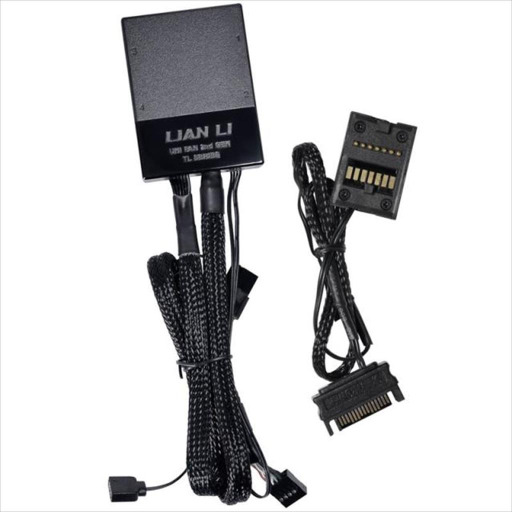 FAN CONTROLLER LIAN LI , for UNI FAN TL and TL LCD fans, 12TL-CONT3B Black 16164