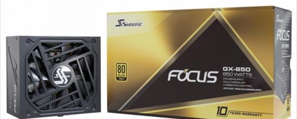 PSU 850W SEASONIC FOCUS GX-850 w/PCIE 5.0 80+ GOLD , Fully Modular, SSR-850FX3