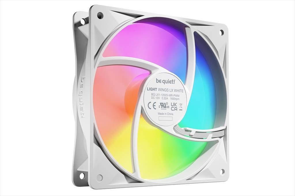 COOLERS CASE FAN 3x120mm BE QUIET! LIGHT WINGS LX PWM White 3-Pack 1.700rpm, rifle-bearing, BL122 36578