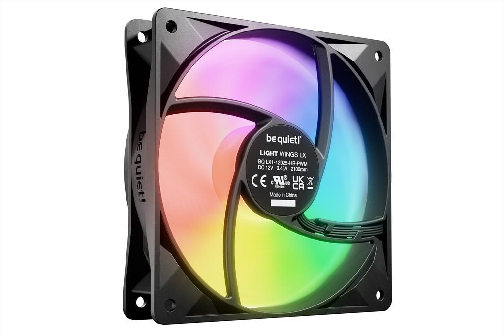 COOLERS CASE FAN 3x120mm BE QUIET! LIGHT WINGS LX PWM high-speed 3-Pack 2.100rpm, rifle-bearing, BL124 36580
