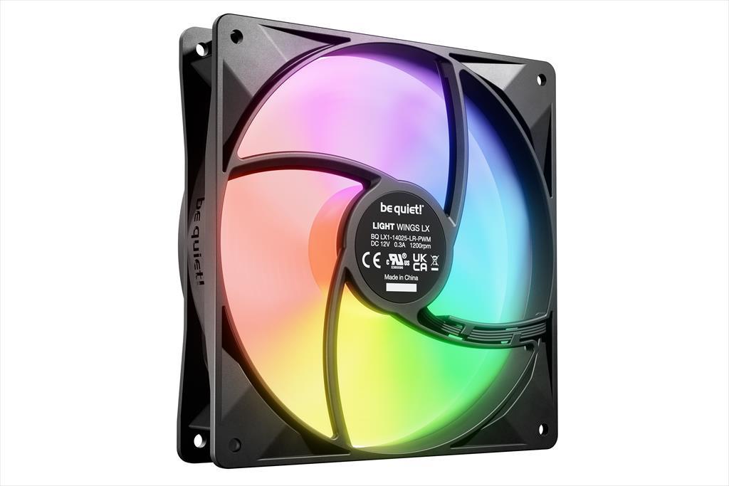 COOLERS CASE FAN 140mm BE QUIET! LIGHT WINGS LX PWM 1.200rpm, rifle-bearing, BL126 36582