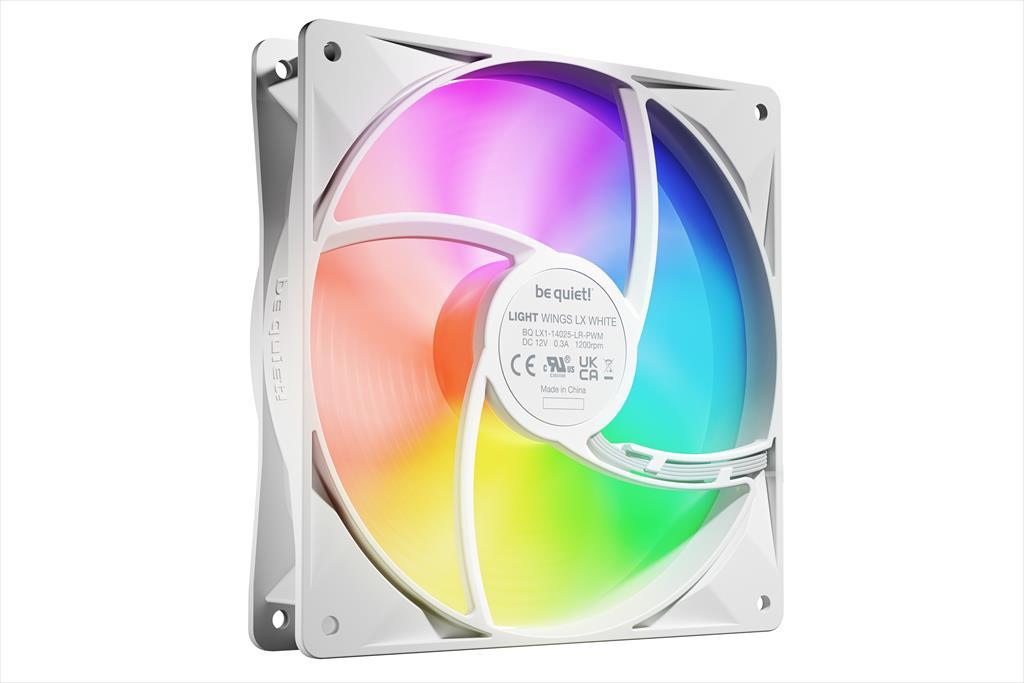 COOLERS CASE FAN 3x140mm BE QUIET! LIGHT WINGS LX PWM White 3-Pack 1.200rpm, rifle-bearing, BL128 36584