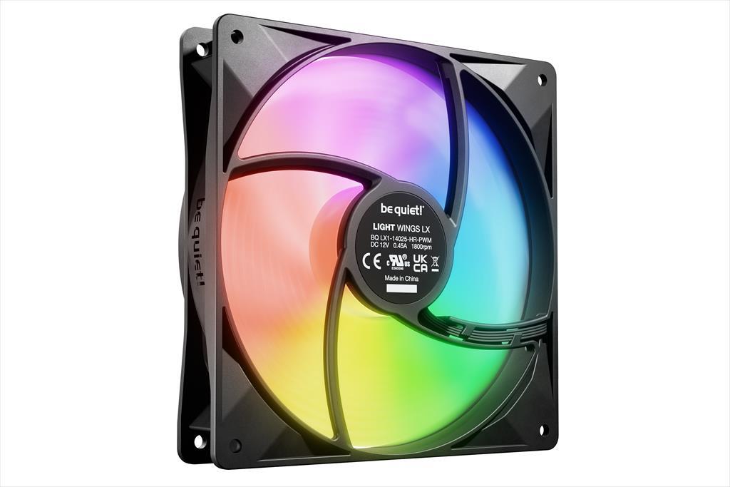 COOLERS CASE FAN 140mm BE QUIET! LIGHT WINGS LX PWM high-speed 1.800rpm, rifle-bearing, BL129 36585