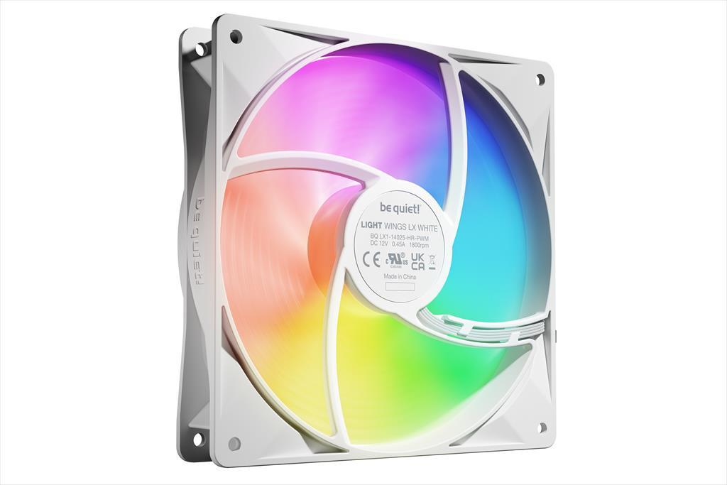 COOLERS CASE FAN 3x140mm BE QUIET! LIGHT WINGS LX PWM White high-speed 3-Pack 1.800rpm, rifle-bearing, BL131 36587