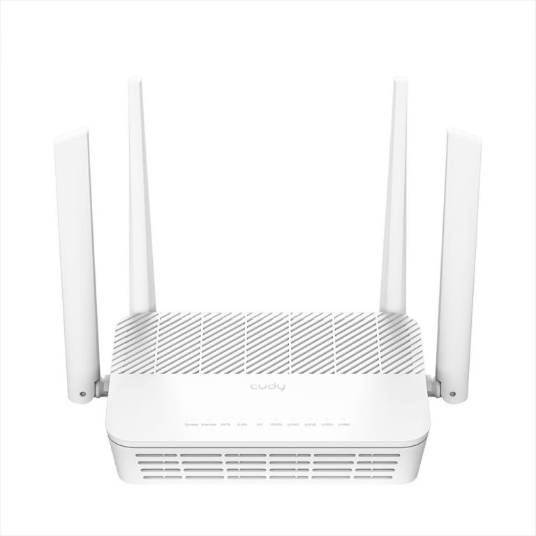 NET ROUTER WIRELESS DUAL BAND Wi-Fi 6 AX3000 CUDY WR3000S, w/4 antennas, 1x WAN 100/1000 port, 4x LAN 100/1000 ports