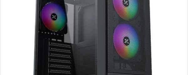 CASE XIGMATEK ATX HERO AIR 3F, Left TG, Mesh Front panel , 3x120mm Z20F LED RGB FIXED fan, USB 3.0, EN41655