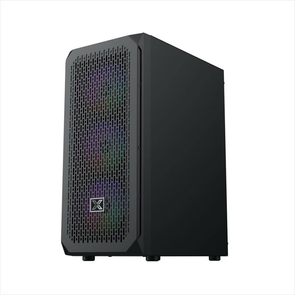 CASE XIGMATEK ATX SKY 3F, Left TG, Mesh Front panel , 3x120mm Z20F LED RGB FIXED fan, USB 3.0, EN42157 02531