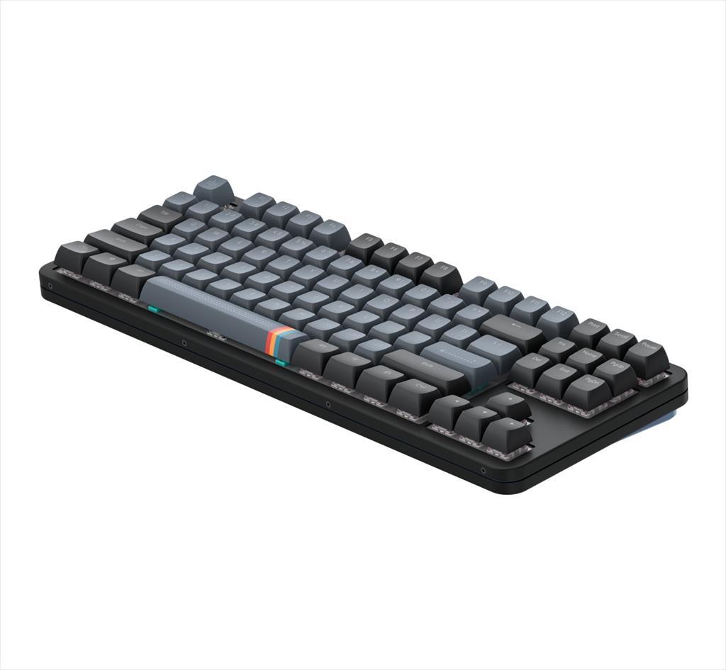 KEYBOARD MECHANICAL DARK PROJECT ALU87A MIDNIGHT TKL HS RGB linear mechanical switches G3ms Zircon, +4 switch +Keycap Language Set 08738