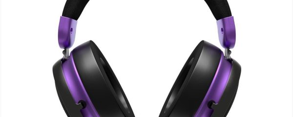 HEADPHONES DARK PROJECT Wireless (2.4GHz&BT) Gaming-Headset SONO w/Mic, 53mm neodymium driver, Black/Violet