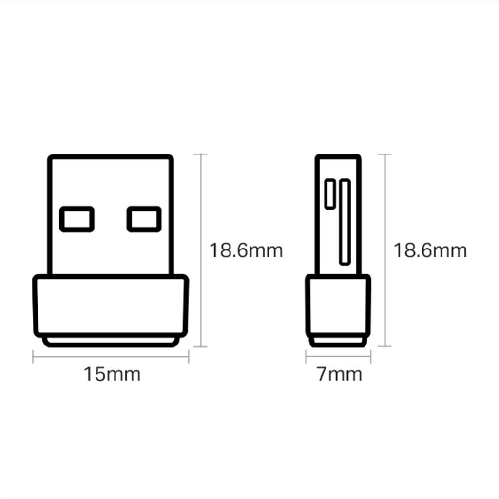 NET LAN WIRELESS USB TP-Link T2U NANO, AC600, Dual Band 17612