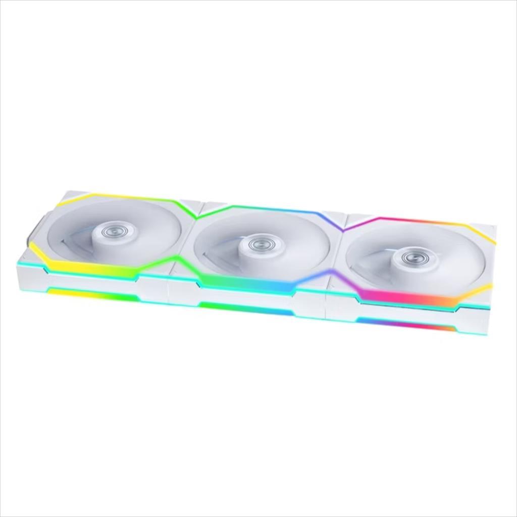 COOLERS CASE FAN 3x120mm LIAN LI UNI FAN SL w/ L-Wireless controller, 120 Reverse Blade A-RGB PWM, White, 12RSL1W3W 36675