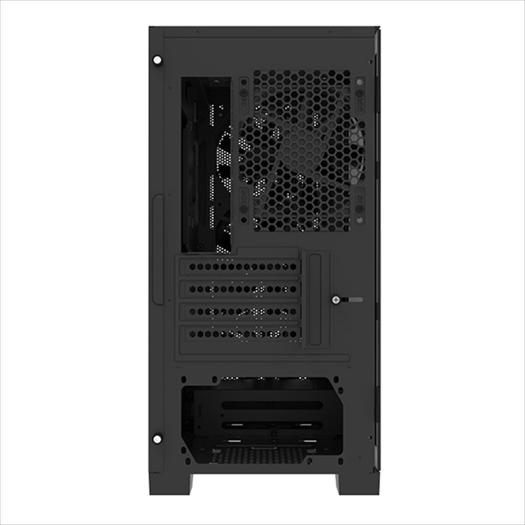 CASE MONTECH mATX AIR 100 ARGB w/ Tempered glass, 4x120mm ARGB fans, Black 02484