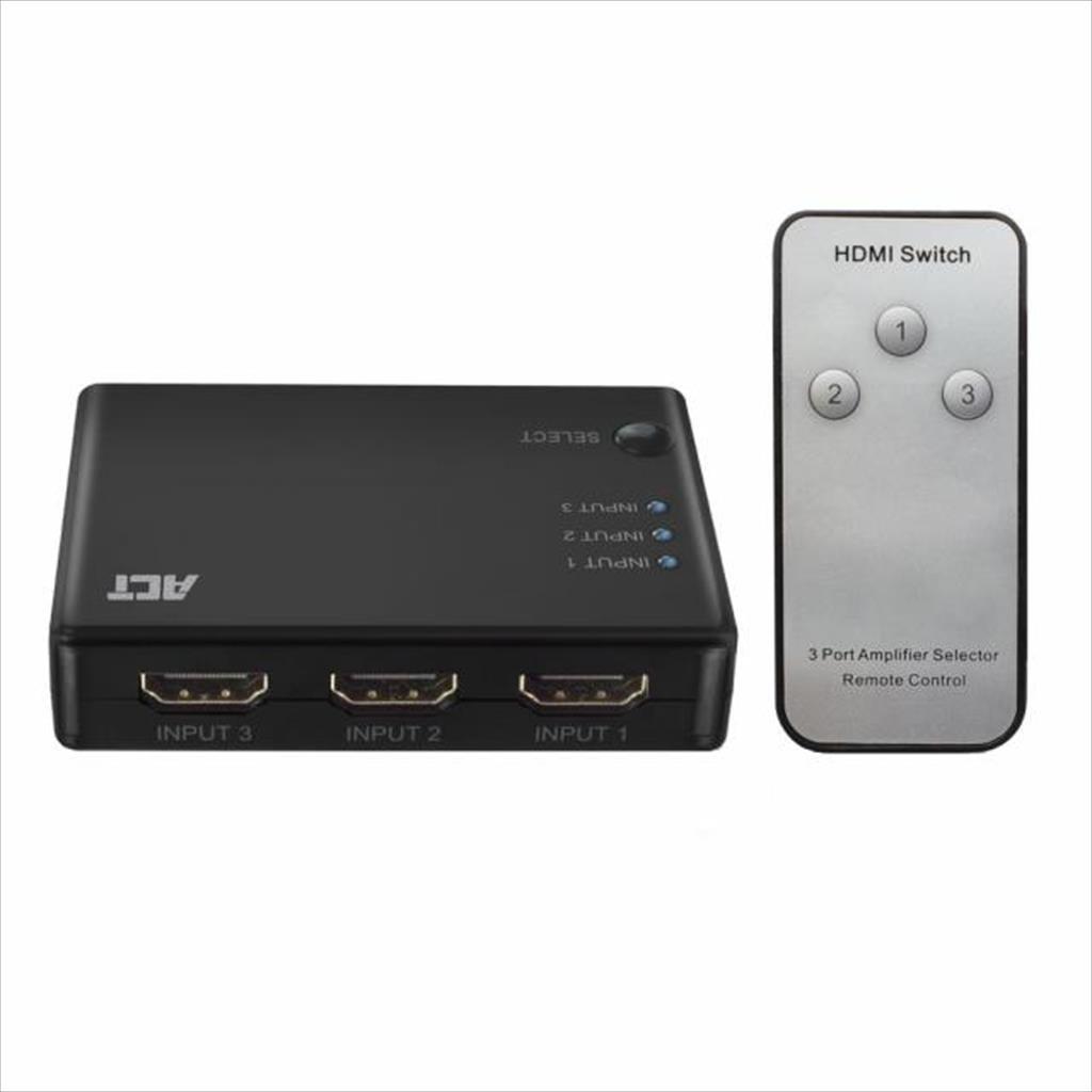 CONVERTOR SPLITTER ACT 4K HDMI (F) TO 2xHDMI (F) w/Remote AC7845 35283