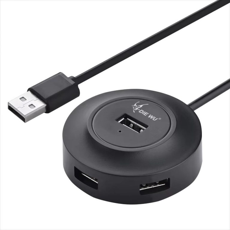 USB HUB 2.0 4PORT, TXD105-2 Black w/1,5m cable