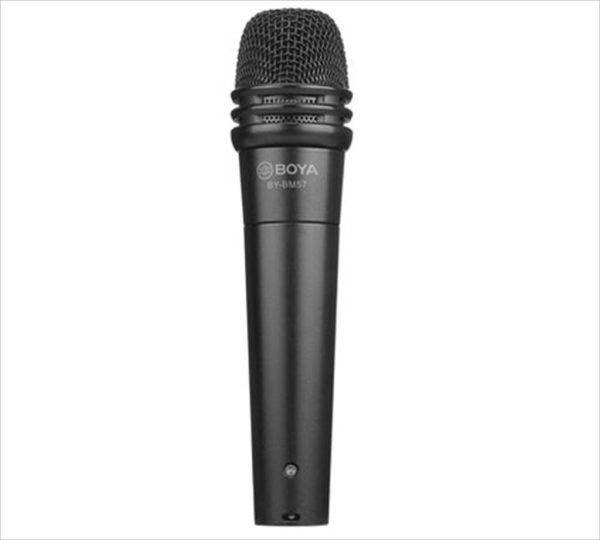 Microphone boya cardioid dynamic by-bm57, 1x 3-pin xlr femele to 6.35 male 5m