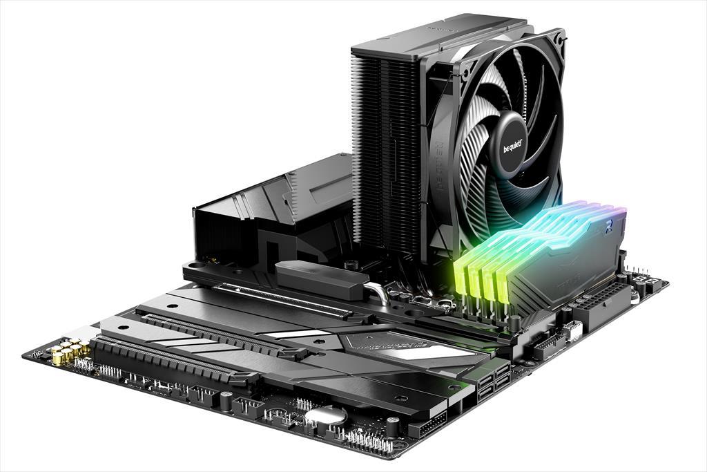 COOLERS CPU BE QUIET! PURE ROCK 3 BLACK, 4 heatpipes 6mm, Pure Wings 3 120mm PWM fan, TDP 190W, BK039 36658