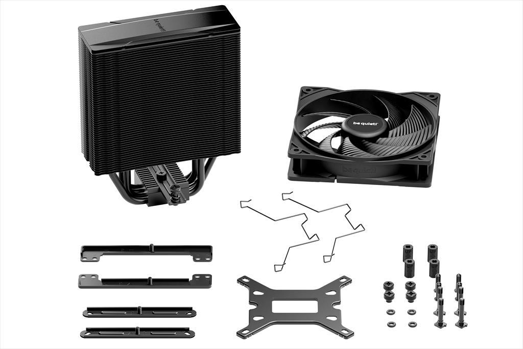 COOLERS CPU BE QUIET! PURE ROCK 3 BLACK, 4 heatpipes 6mm, Pure Wings 3 120mm PWM fan, TDP 190W, BK039 36658