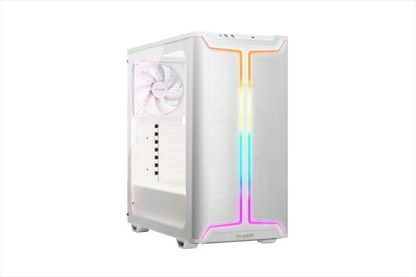 Case be quiet! atx mid-tower pure base 501 dx, 3x140mm pure wings 3, argb front strip, white bgw77