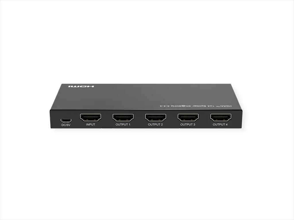CONVERTOR SPLITTER SECOMP 4K HDMI (F) TO 4X HDMI (F) 35313