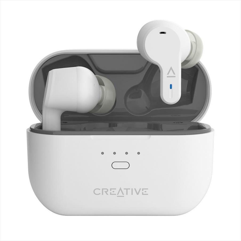 EARPHONES WIRELESS CREATIVE ZEN AIR PRO EARBUDS Bluetooth 5.3, w/microphone, white, 51EF1090AA000 41420