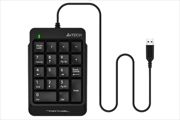 Keyboard numpad a4tech fk13p, black, a4-key-fk-13p