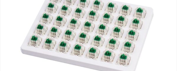 KEYBOARD SWITCH SET MECHANICAL KEYCHRON Gateron Z65 GREEN (x35 pieces) Cherry/Gateron/Kailh compatible