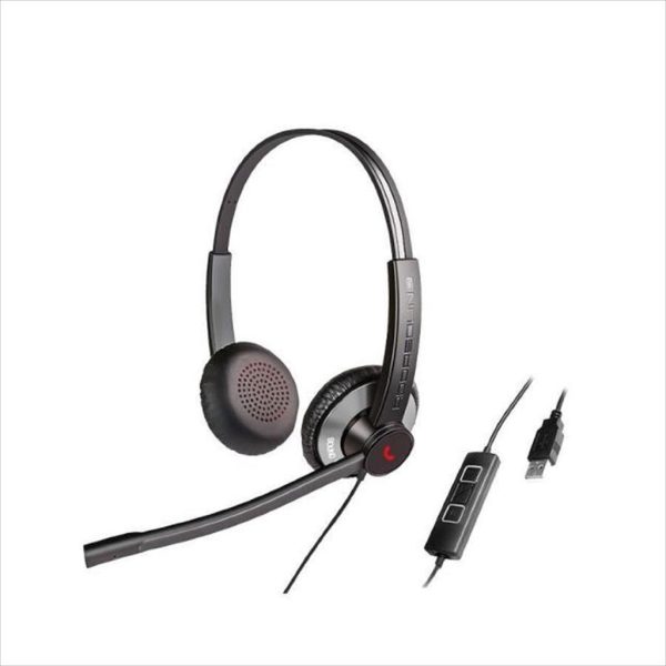 HEADPHONES ADDASOUND EPIC 512 DUO UC,w/mic BLACK 41315