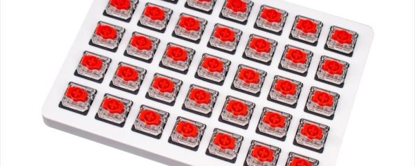 KEYBOARD SWITCH SET MECHANICAL LOW PROFILE 2.0 KEYCHRON Gateron Z121 RED (x35 pieces) (for K1/K1SE/K3/K5/K5 SE/K7/K1;K3;K5;K7;K9;K11;K13 PRO/S1)