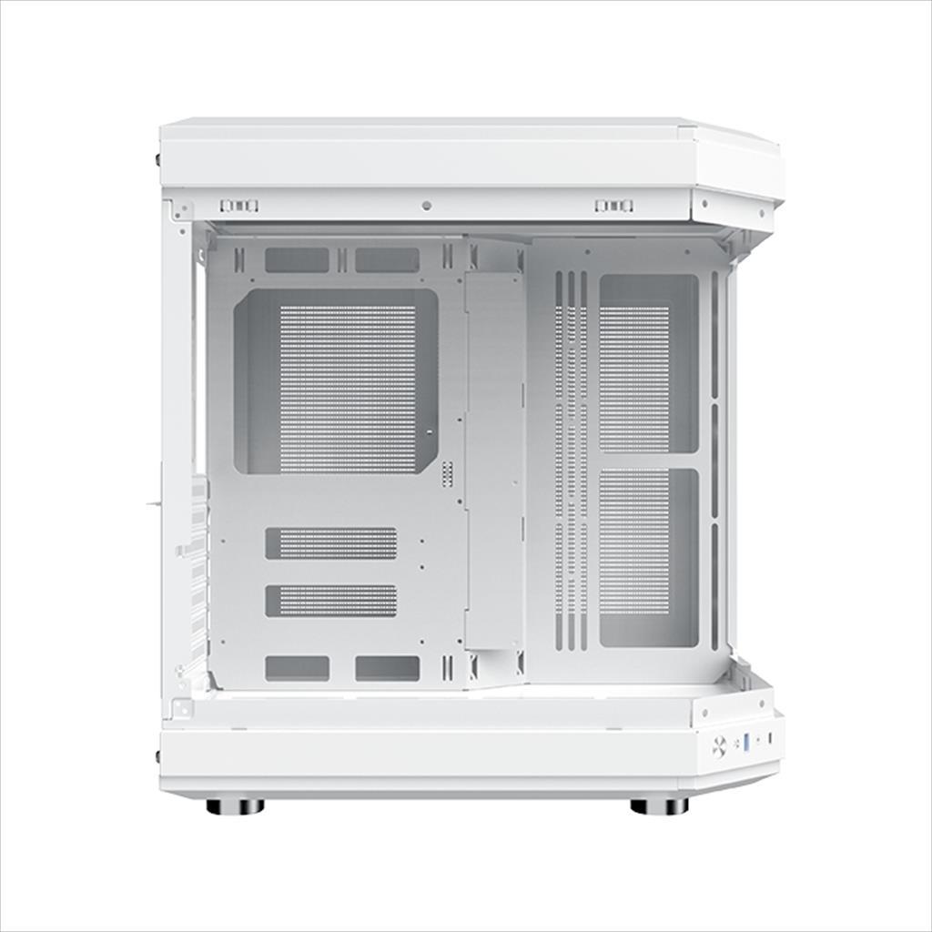 CASE XIGMATEK ATX mid-Tower CUBI ARCTIC WHITE w/3xTG, 6x120mm Z20A Arctic ARGB Galaxy II Fan Control Kit,USB type C, EN41983 02474