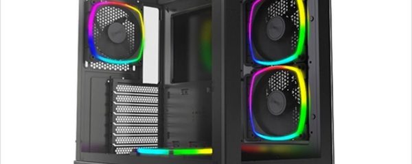 CASE MONTECH ATX SKY TWO ARGB w/ 2xTempered glass, 4x120mm ARGB PWM fans, Black