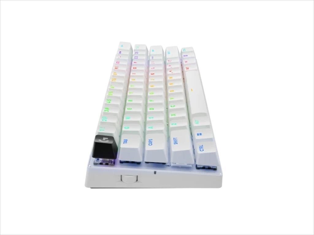 KEYBOARD WIRELESS LOGITECH PRO X 60 LIGHTSPEED RGB, 60%, Tactile GX Optical switch, White, w/Bluetooth, 920-011930 08675