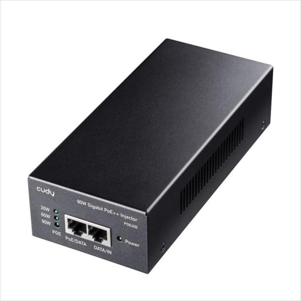 NET INJECTOR CUDY POE++ 90W, wall-mount POE400 17536