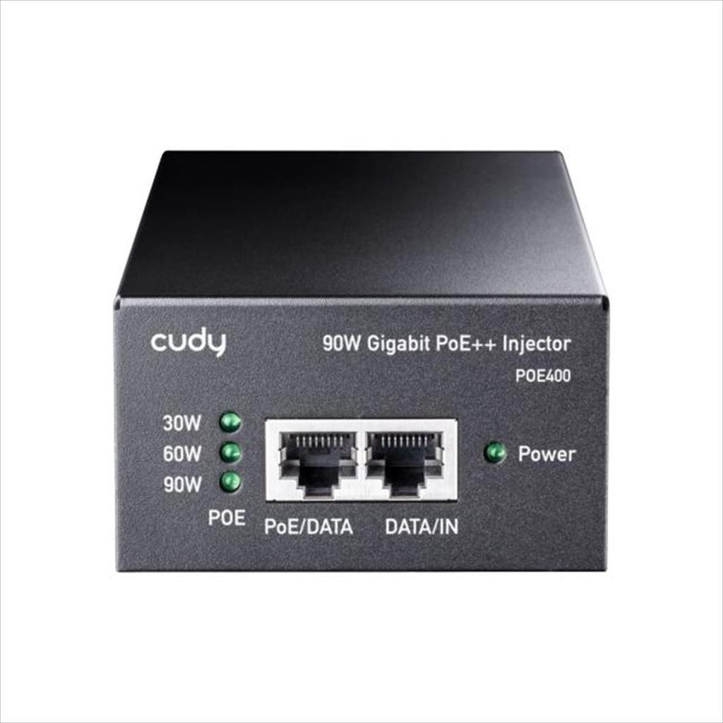NET INJECTOR CUDY POE++ 90W, wall-mount POE400 17536