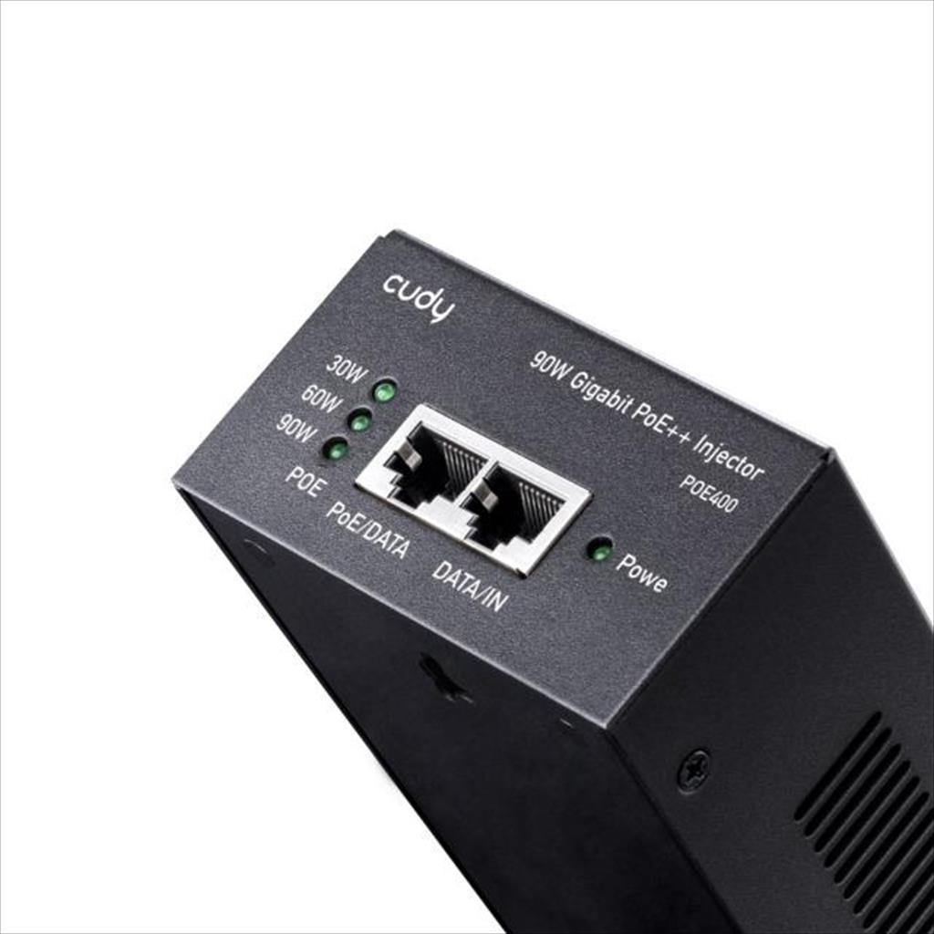 NET INJECTOR CUDY POE++ 90W, wall-mount POE400 17536
