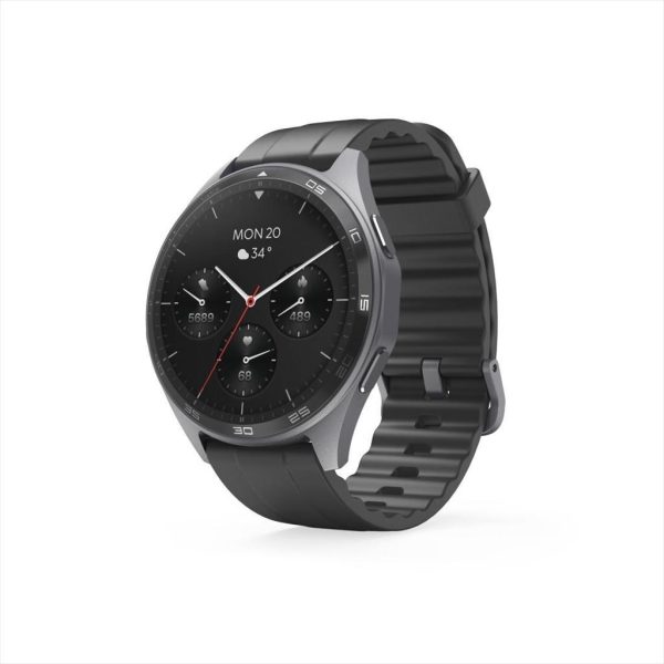 SMARTWATCH HAMA 7010 WATCH 1.43" Amoled display, Phone Function, Black 178618 43148