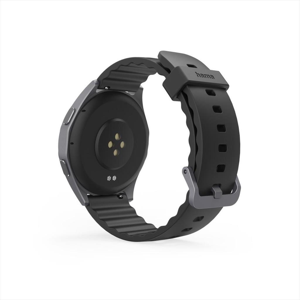SMARTWATCH HAMA 7010 WATCH 1.43" Amoled display, Phone Function, Black 178618 43148