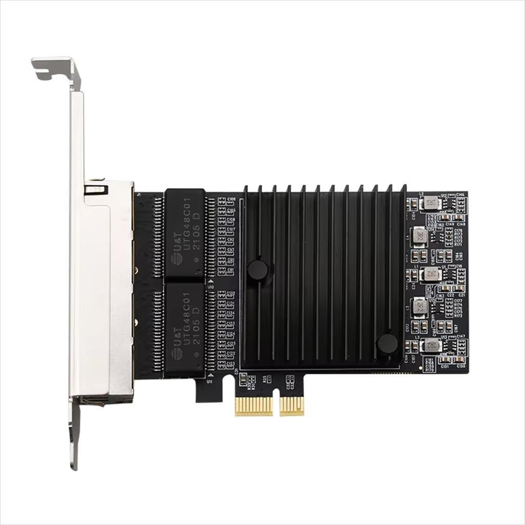 NET LAN PCIe 10/100/1000 4port, DIEWU TXA198, Chipset: Intel I82571 17569