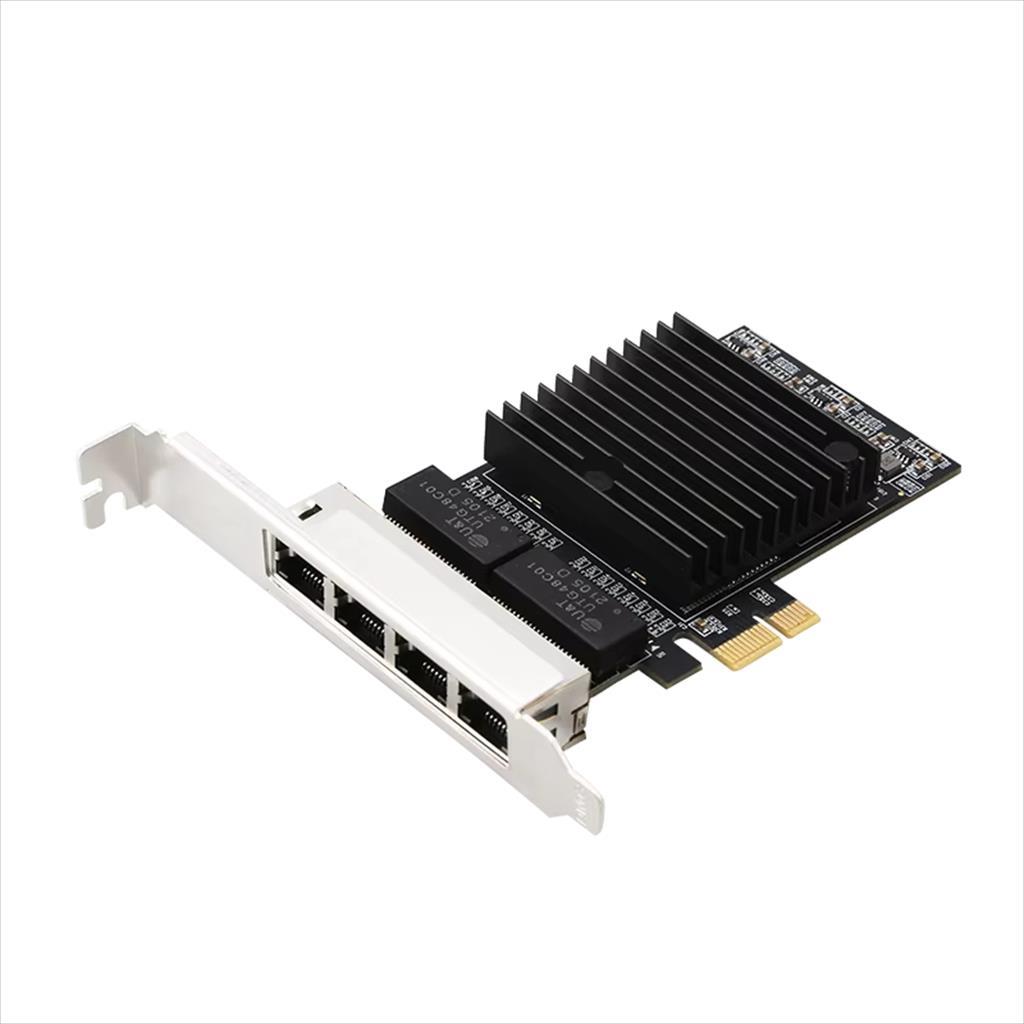 NET LAN PCIe 10/100/1000 4port, DIEWU TXA198, Chipset: Intel I82571 17569