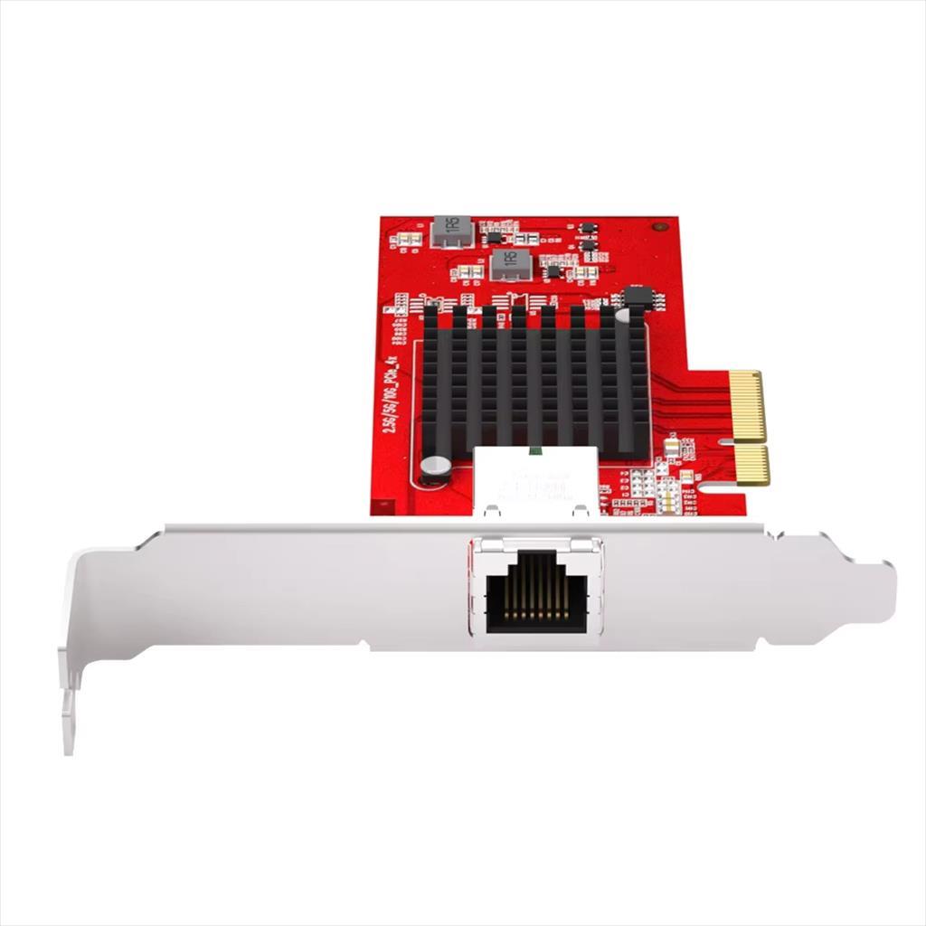 NET LAN PCIe 3.0, 10GbE/5GbE/2.5GbE/1GbE/100Mb, DIEWU TXA074, Chipset: Aquantia/ AQC107 17570