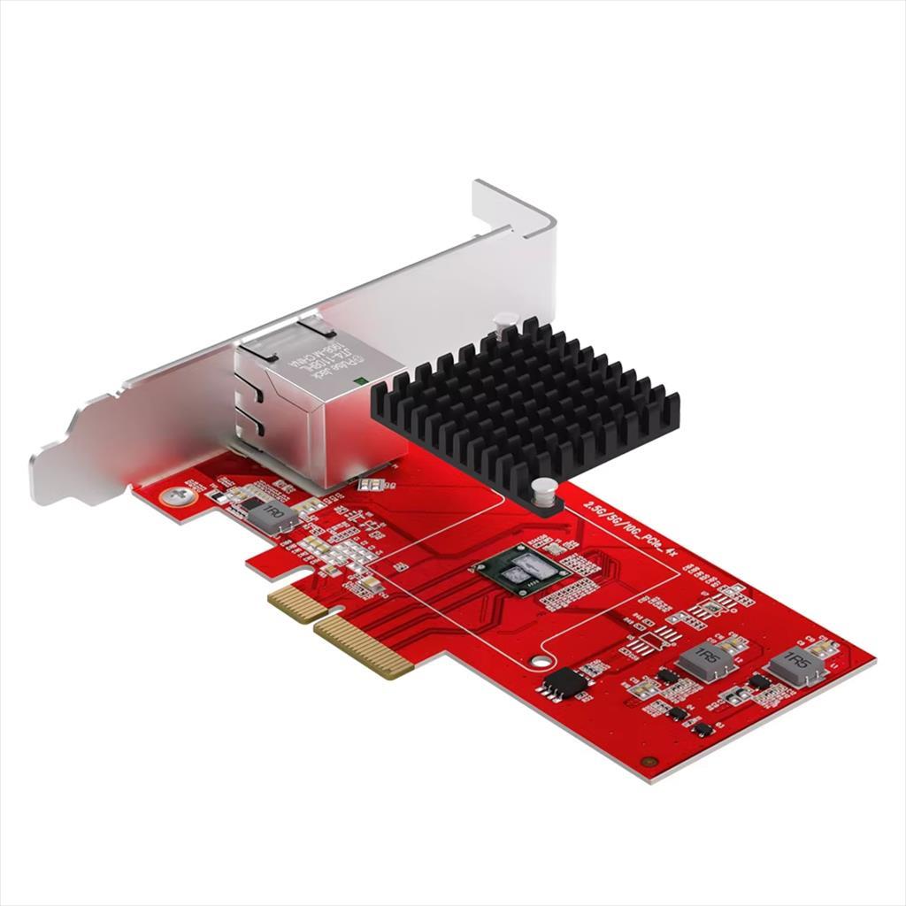NET LAN PCIe 3.0, 10GbE/5GbE/2.5GbE/1GbE/100Mb, DIEWU TXA074, Chipset: Aquantia/ AQC107 17570