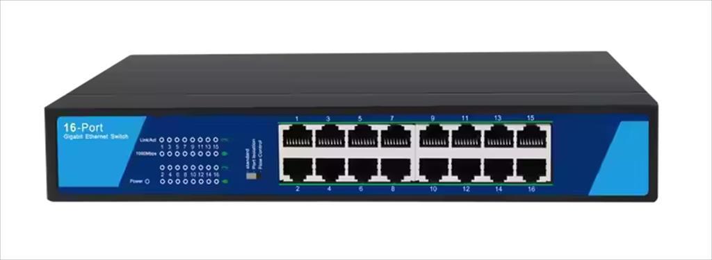 NET Switch DIEWU 16-port 10/100/1000 TXE264B 13" METAL 17577
