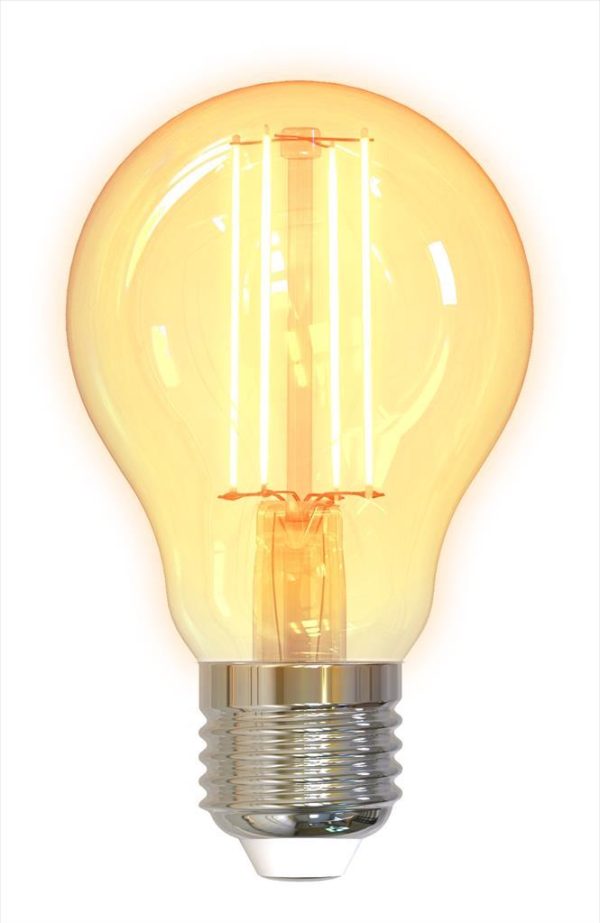 Led bulb smart deltaco e27 1800k-6500k dimmable white, 5.5w, filament lamp, sh-lfe27a60