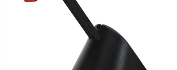 MOUSE ACCESSORY BUNGEE FRAGON - TOWER, w/ 3 colorful clips, BLACK