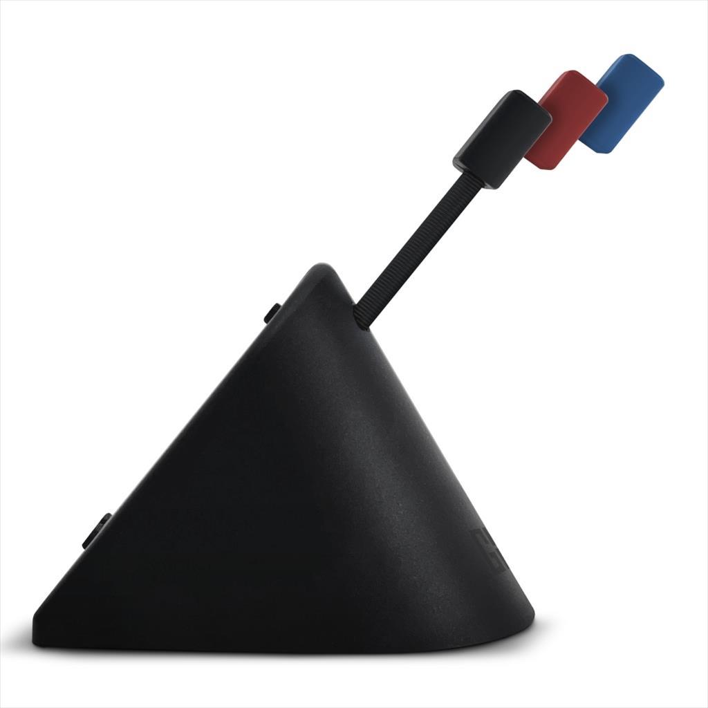 MOUSE ACCESSORY BUNGEE FRAGON - TOWER, w/ 3 colorful clips, BLACK 07509