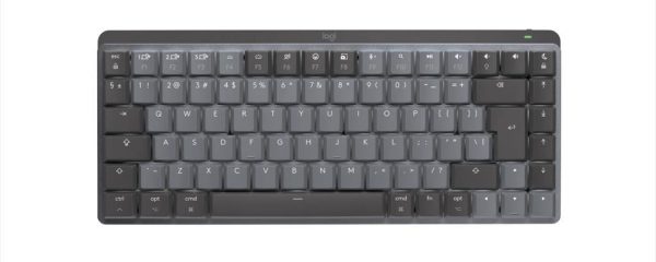 KEYBOARD WIRELESS LOGITECH MX MECHANICAL MINI FOR MAC MINIMALISTIC TACTILE QUIET switch Graphite Logi Bolt, w/Bluetooth, 920-010837