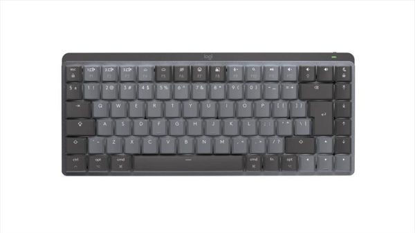 Keyboard wireless logitech mx mechanical mini for mac minimalistic tactile quiet switch graphite logi bolt, w/bluetooth, 920-010837