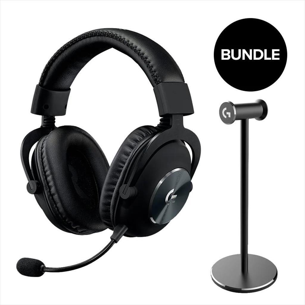 HEADPHONES LOGITECH COMBO STAND + Gaming-Headset G PRO X 2 Black Wireless Lightspeed/ Bluetooth/ 3,5mm w/microphone, 991-000550 41387